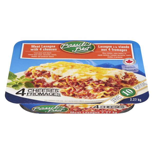 BASSILIS BEST LASAGNA MEAT WITH 4 CHEESE