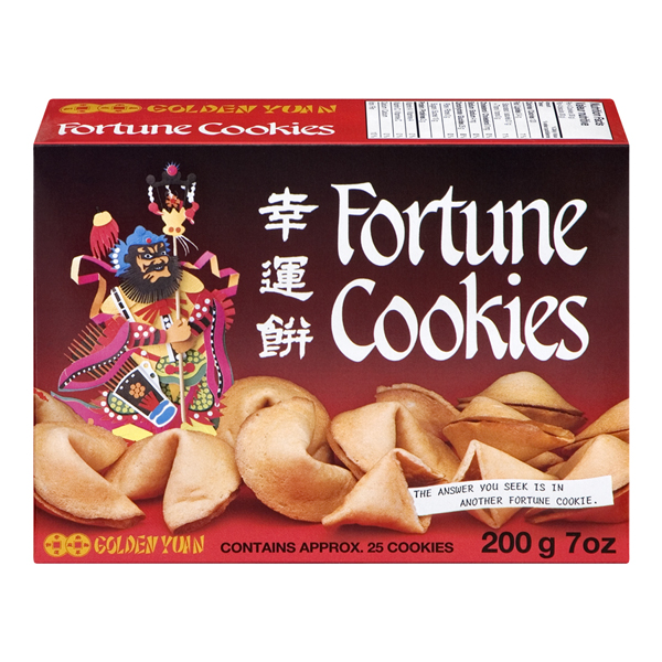 GOLDEN YUAN FORTUNE COOKIES