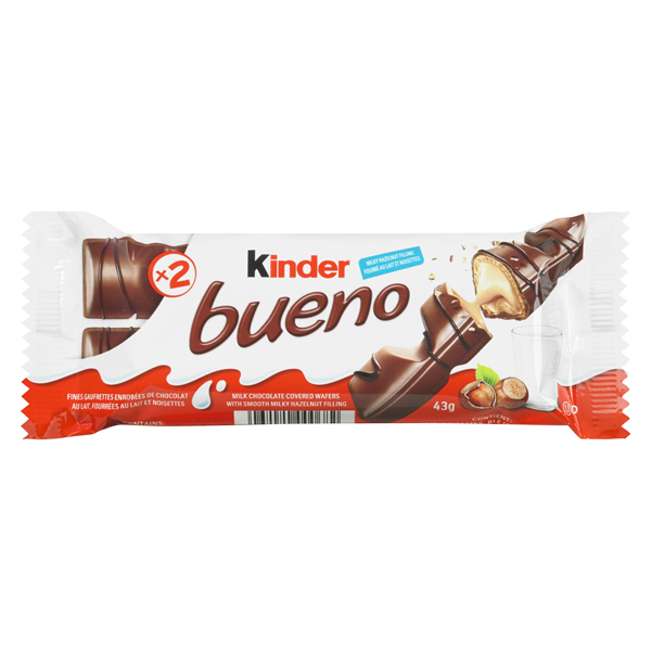 KINDER BUENO CHOCOLATE & WAFER BAR