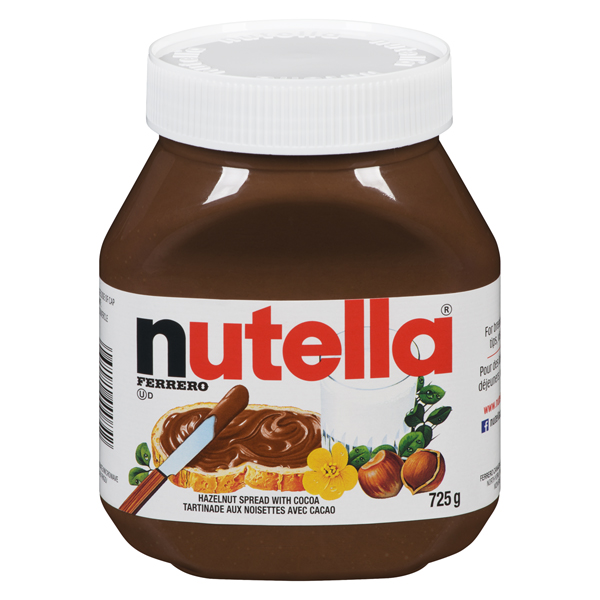 NUTELLA CHOCOLATE HAZELNUT SPREAD