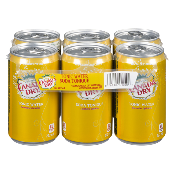 CANADA DRY TONIC WATER MINI CANS