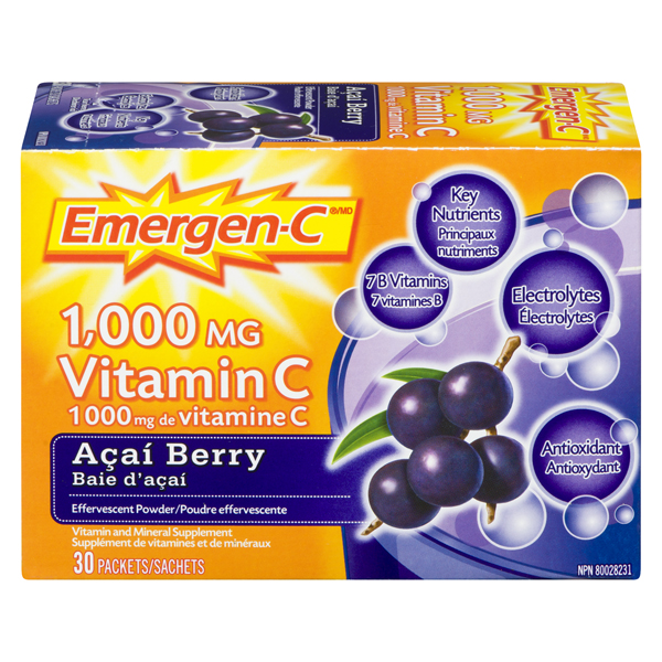 EMERGEN-C ACAI BERRY INSTANT SUPPLEMENT