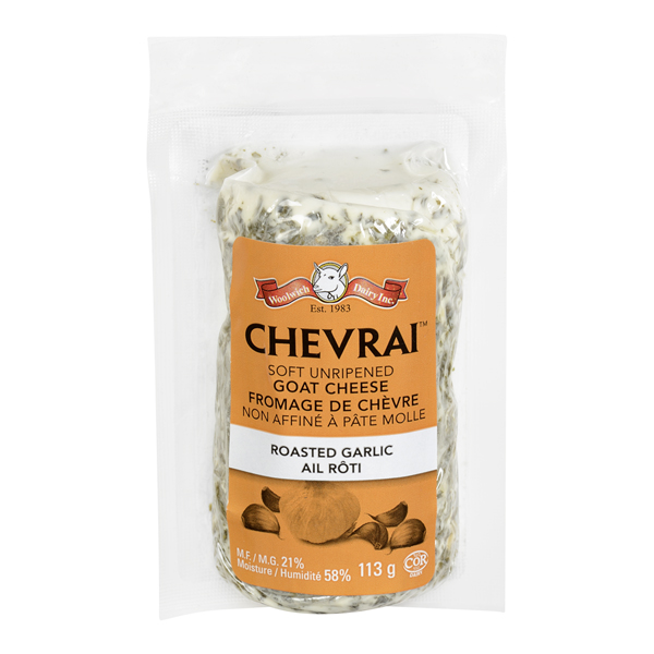 WOOLWICH CHEVRAI ROASTED GARLIC GOAT CHEESE