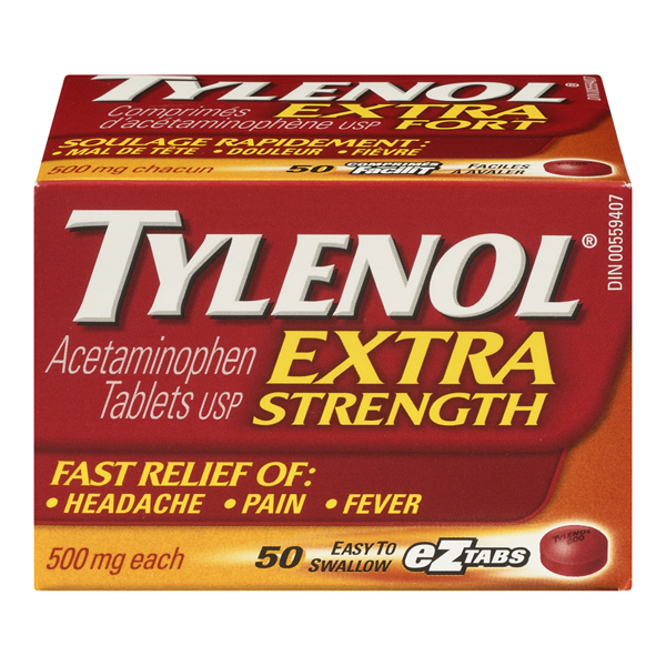 TYLENOL TABS EXTRA STRENGTH