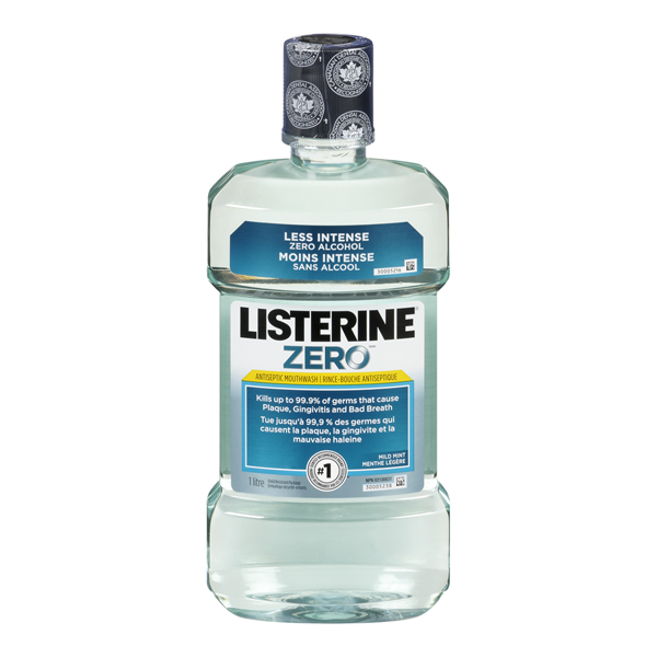 LISTERINE MOUTHWASH ZERO MILD MINT