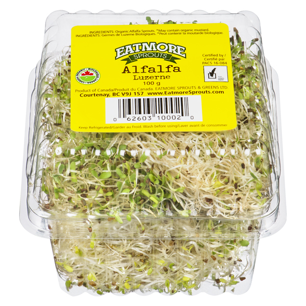 EATMORE ORGANIC ALFALFA SPROUTS