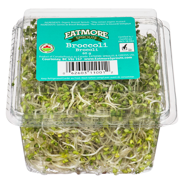 EAT MORE BROCCOLI ORGANIC SPROUTS