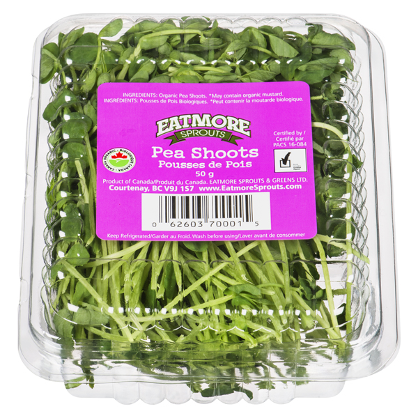 EAT MORE GREENS PEA SHOOTS ORGANIC