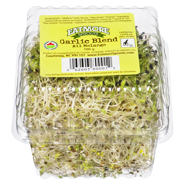 EAT MORE GARLIC BLEND ORGANIC SPROUTS