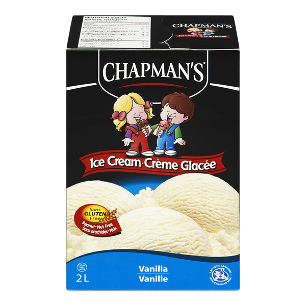 CHAPMANS CREAMERY ICE CREAM VANILLA