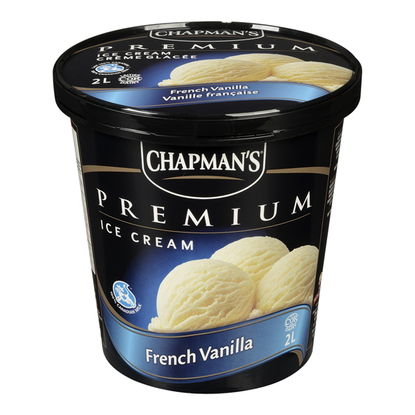 CHAPMANS PREMIUM ICE CREAM FRENCH VANILLA