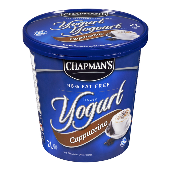 CHAPMANS FROZEN YOGURT CAPPUCCINO
