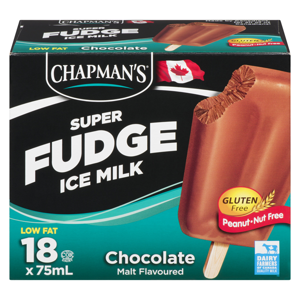 CHAPMANS ICE CREAM BAR SUPER FUDGE