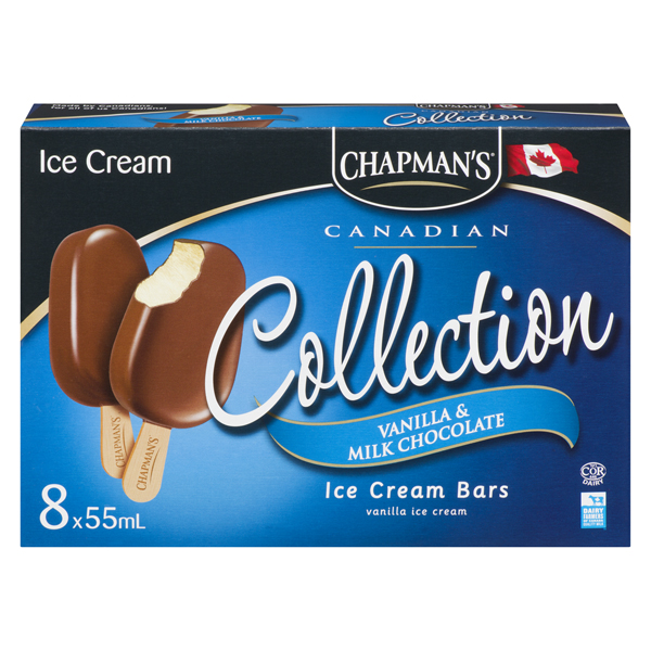CHAPMANS COLLECTION VANILLA & MILK CHOCOLATE BARS