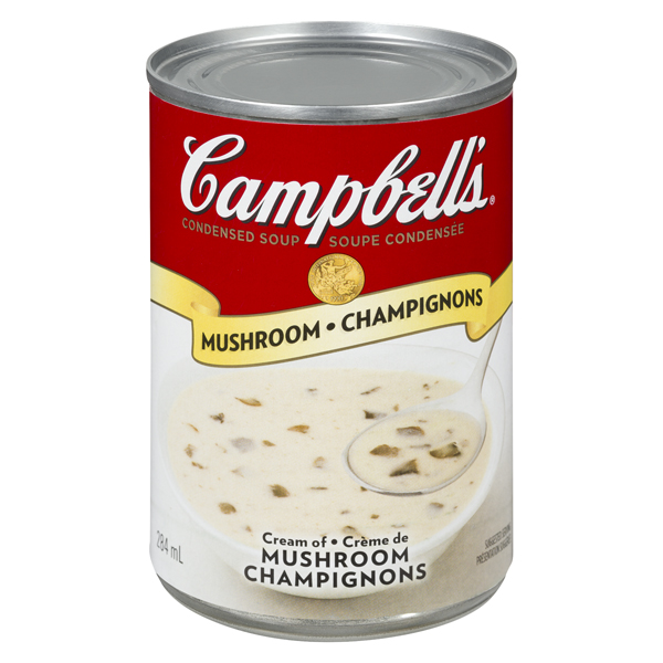 CAMPBELLS CREAM OF MUSHROOM SOUP
