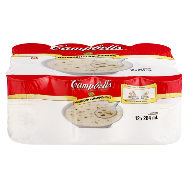 CAMPBELLS CREAM OF MUSHROOM SOUP