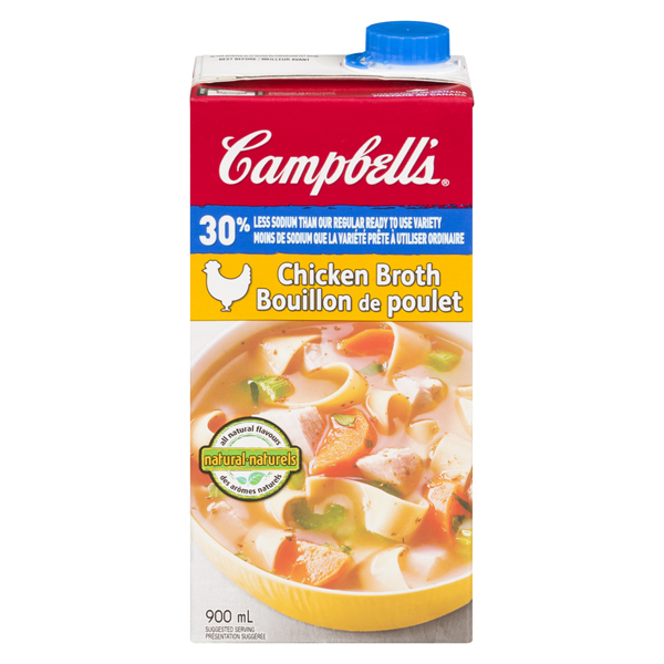 CAMPBELLS REDUCED SODIUM CHICKEN BROTH