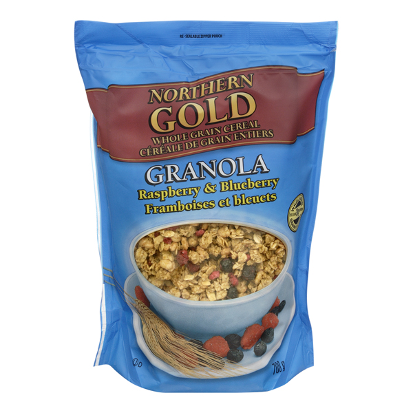NORTHERN GOLD GRANOLA RASPBERRY BLUEBERRY