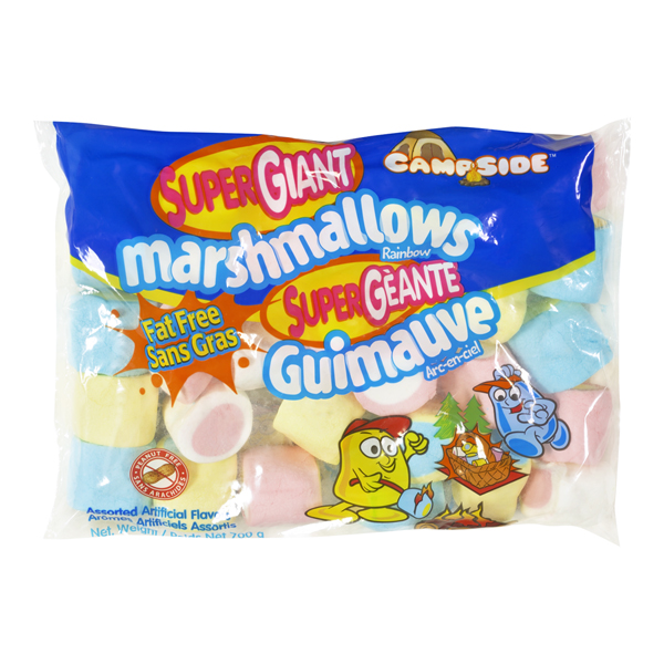 CAMPSIDE SUPERGIANT MARSHMALLOWS RAINBOW
