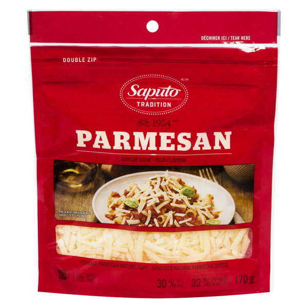 SAPUTO PARMESAN SHREDDED CHEESE