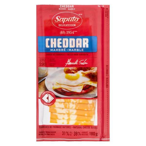 SAPUTO SLICED MARBLE CHEDDAR