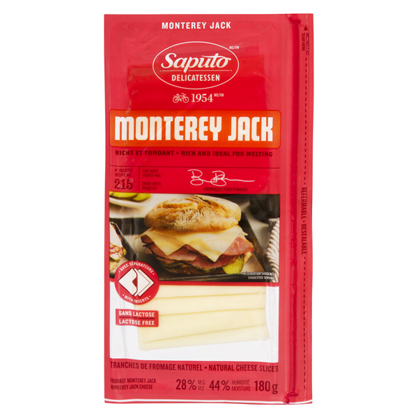 SAPUTO SLICED MONTEREY JACK
