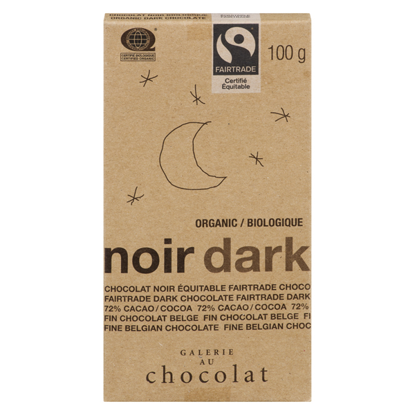 GALERIE AU CHOCOLAT ORGANIC MIDNIGHT DARK BAR