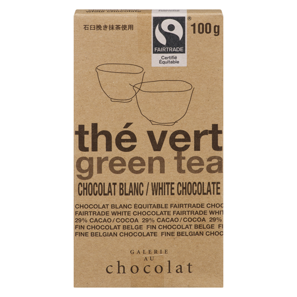 GALERIE AU CHOCOLAT DARK CHOCOLATE MATCHA GREEN TEA