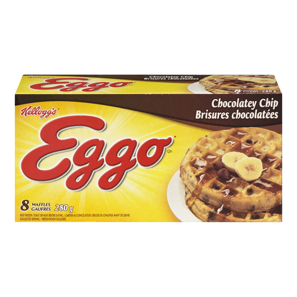 KELLOGGS EGGO WAFFLES CHOCOLATEY CHIP