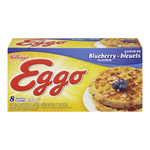 KELLOGGS EGGO WAFFLE BLUEBERRY