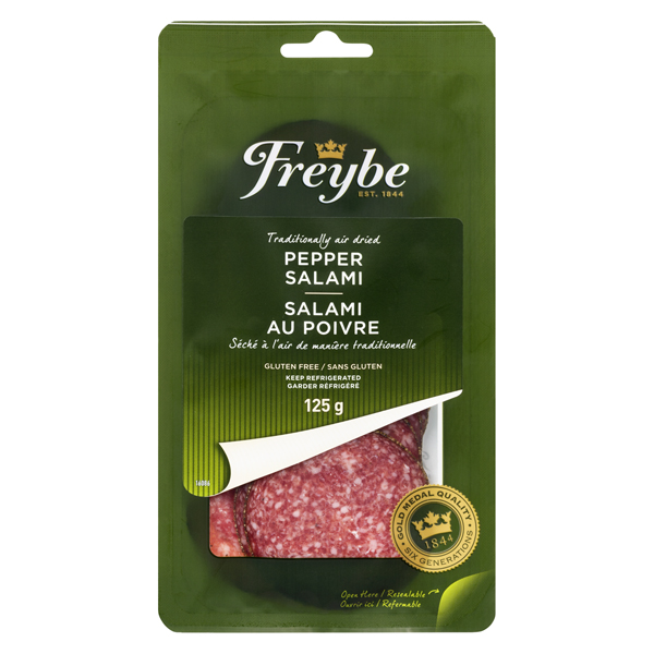 FREYBE SLICED SALAMI PEPPER
