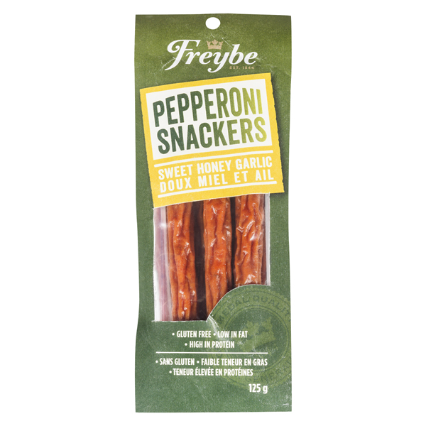 FREYBE PEPPERONI SNACKERS BOLD SWEET HONEY GARLIC