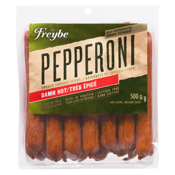 FREYBE PEPPERONI DAMN HOT