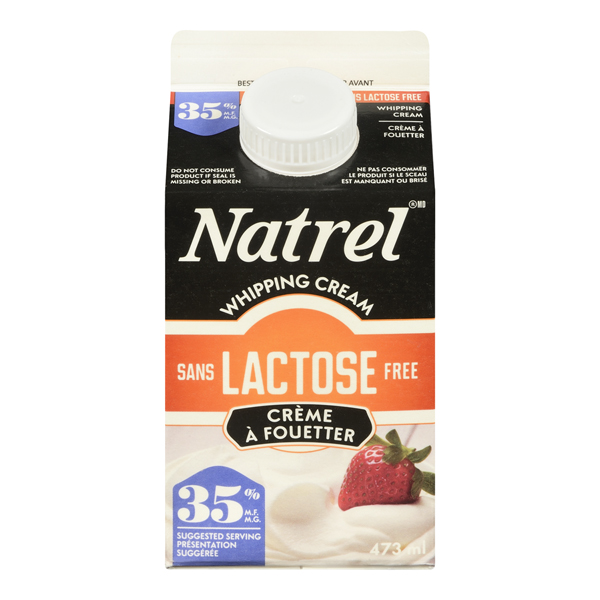 NATREL LACTOSE FREE WHIPPING CREAM 35%