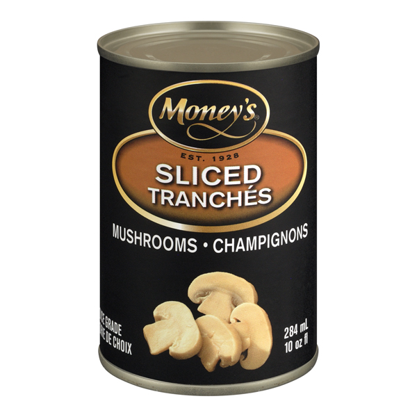 MONEYS MUSHROOMS SLICED
