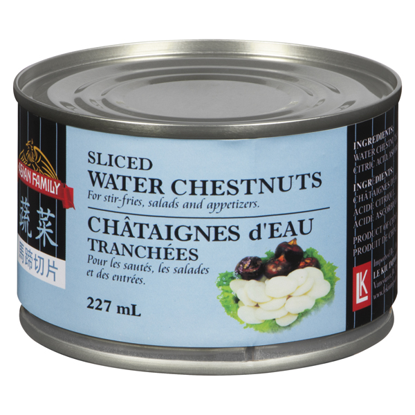 ASIAN FAMILY SLICED WATER CHESTNUTS