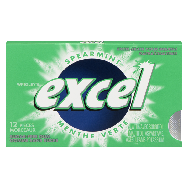 EXCEL SPEARMINT GUM
