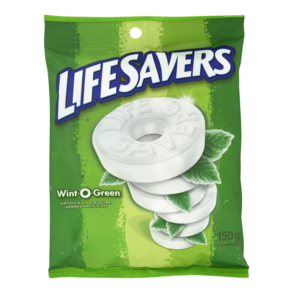 LIFESAVERS WINTOGREEN CANDY