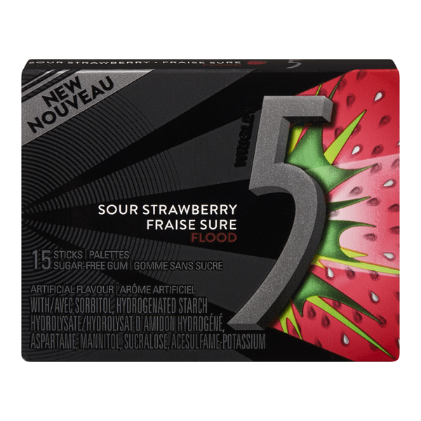 WRIGLEY'S 5 FLOOD GUM