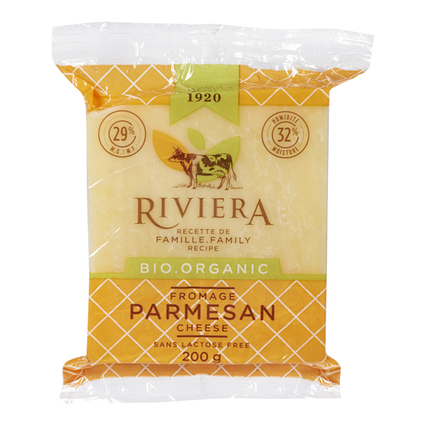 RIVIERA ORGANIC PARMESAN CHEESE