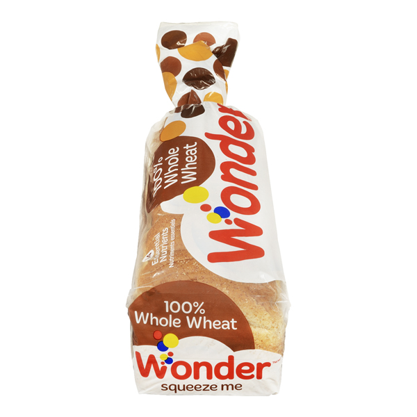 WONDER BREAD 100% WHOLE WHEAT