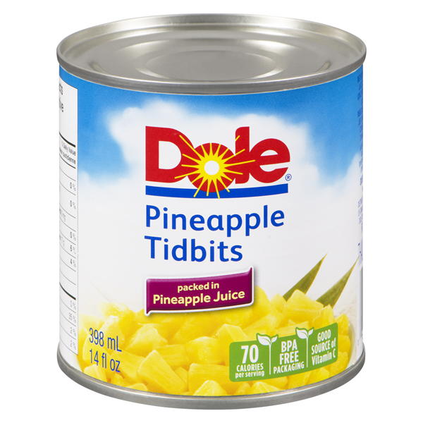 DOLE PINEAPPLE TIDBITS