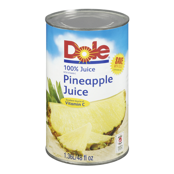 DOLE 100% PINEAPPLE JUICE