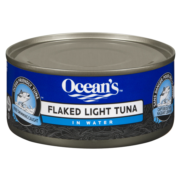 OCEANS FLAKED LIGHT SKIPJACK TUNA IN WATER