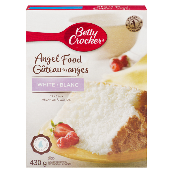 BETTY CROCKER ANGEL FOOD CAKE WHITE
