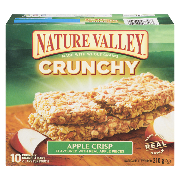 NATURE VALLEY CRUNCHY GRANOLA BAR APPLE CRISP