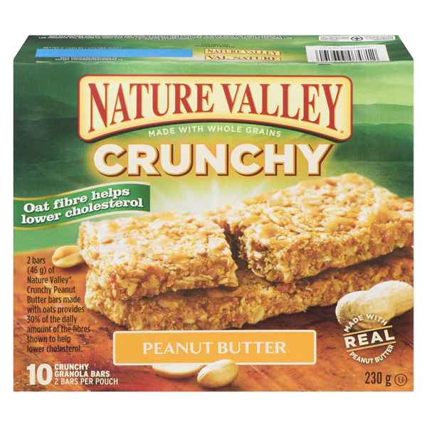 NATURE VALLEY CRUNCHY GRANOLA BAR PEANUT BUTTER