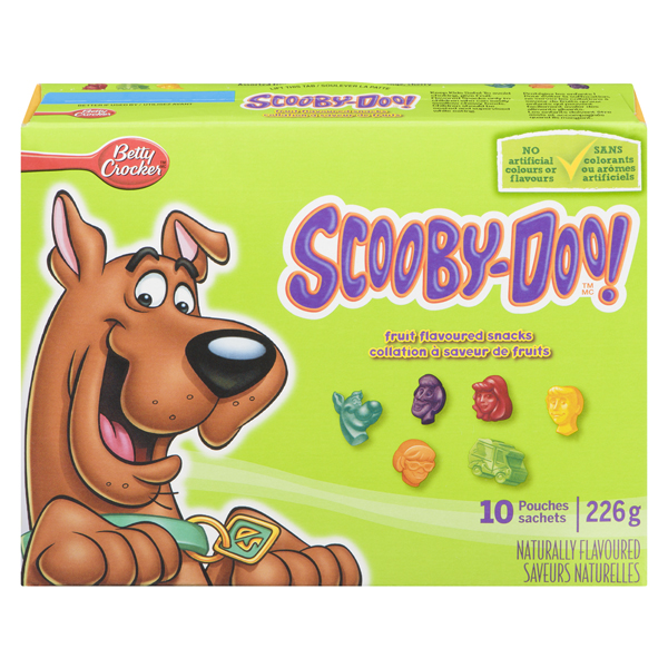 BETTY CROCKER FRUIT SNACKS SCOOBY DOO