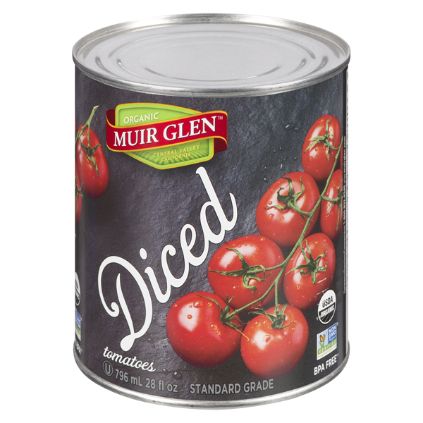 MUIR GLEN ORGANIC DICED TOMATOES