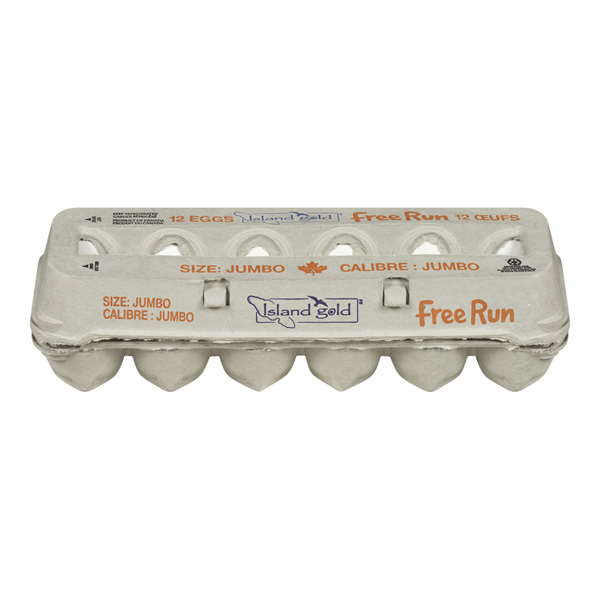 ISLAND GOLD JUMBO FREE RUN EGGS